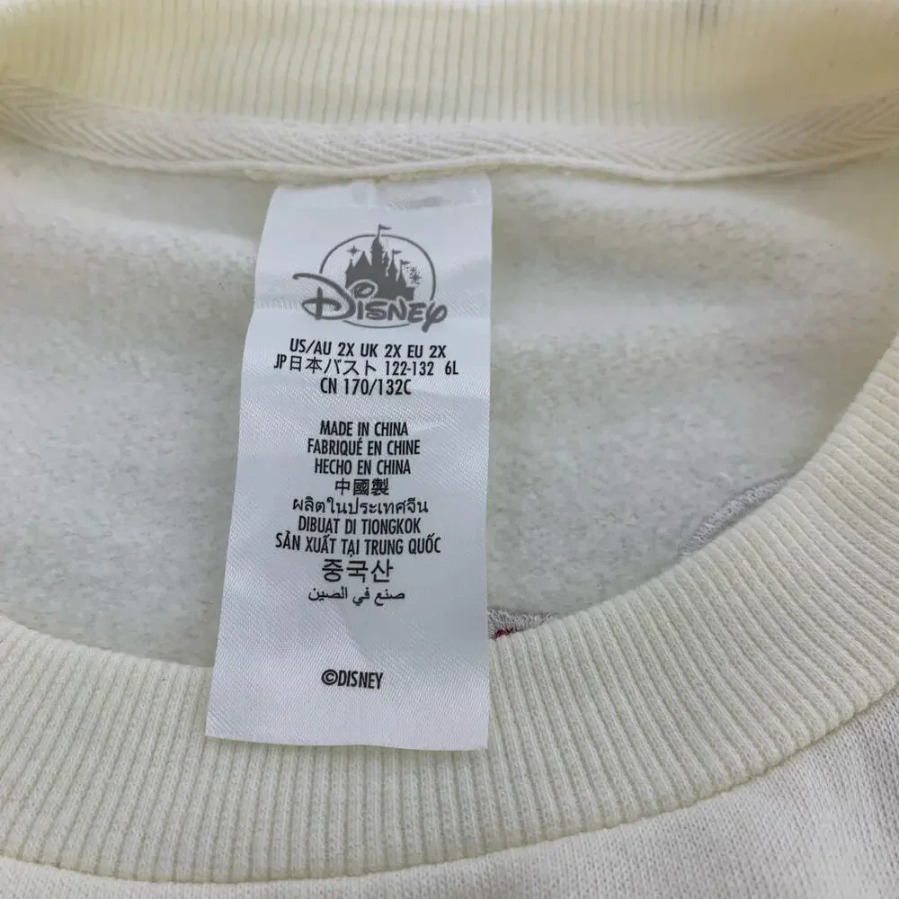 Walt Disney World Cinderella Castle Women's Cream Pullover Size 2XL - Picture 3 of 15
